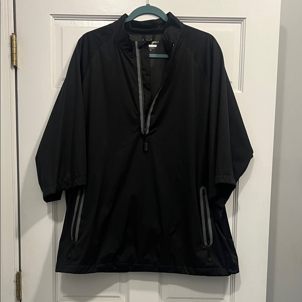 Walter Hagen Hydroproof Short Sleeve Golf Rain Jacket - Blackq